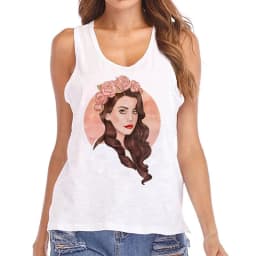 Hip Hop Vest Lana Del Rey Ldr Sailing T Shirt Tank Top Harajuku Women Vintage T-Shirt Streetwear Female Tshirt