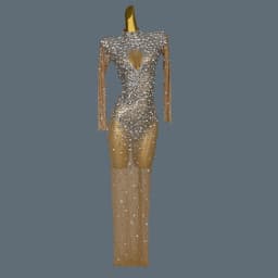 Obsidian Black Crystal Beading Prom Dress for Black Girls Long Ladies Dresses Special Occasions Sexy Party Gowns Cuican