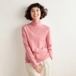 Women's Pullover Autumn/Winter 100% Cashmere Sweater Casual Knitted Sweater High Collar Loose Tops Basic Pile Collar Blouse