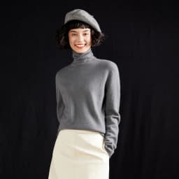 Women's Pullover Autumn/Winter 100% Cashmere Sweater Casual Knitted Sweater High Collar Loose Tops Basic Pile Collar Blouse