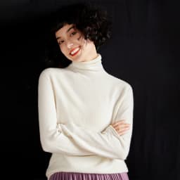 Women's Pullover Autumn/Winter 100% Cashmere Sweater Casual Knitted Sweater High Collar Loose Tops Basic Pile Collar Blouse