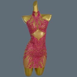 Sparkling Noble Diamond Evening Dress Attends Luxury Party Graduation Ball Ultra Short Dress Elegant Stage Party Dresses Huatuo