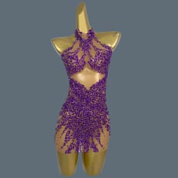 Sparkling Noble Diamond Evening Dress Attends Luxury Party Graduation Ball Ultra Short Dress Elegant Stage Party Dresses Huatuo