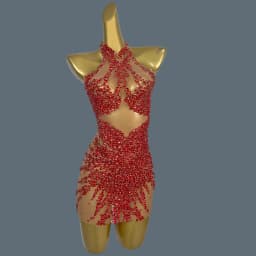 Sparkling Noble Diamond Evening Dress Attends Luxury Party Graduation Ball Ultra Short Dress Elegant Stage Party Dresses Huatuo