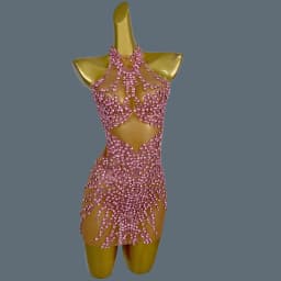 Sparkling Noble Diamond Evening Dress Attends Luxury Party Graduation Ball Ultra Short Dress Elegant Stage Party Dresses Huatuo