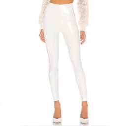 Faux Leather Purple Women Shiny PVC Pants Sexy Slim Leggings Latex Stretchy High Waist PU Bodycon Pants NEW Summer Trousers