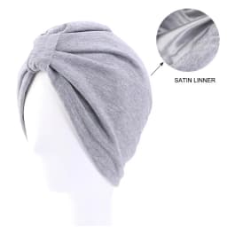 Elastic Top Knotted Women's Turban Cap Muslim Headscarf Hat Female Head Wraps Lady Hair Loss Chemo Cap Daily Bandana Beanie