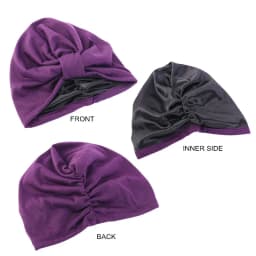 Elastic Top Knotted Women's Turban Cap Muslim Headscarf Hat Female Head Wraps Lady Hair Loss Chemo Cap Daily Bandana Beanie