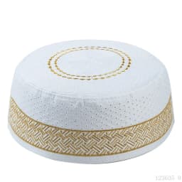 Muslim Men Embroidery Cotton Prayer Hats Men's Skull& Beanies Cap Islamic Ramadan Headwear Jewish Kippah Homme Hat Arab Male Cap