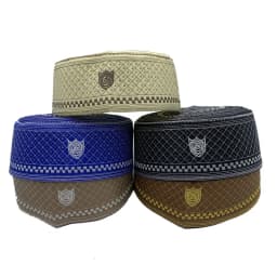 Muslim Men Embroidery Cotton Prayer Hats Men's Skull& Beanies Cap Islamic Ramadan Headwear Jewish Kippah Homme Hat Arab Male Cap