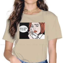 Roy Lichtenstein Pop Art Comics Women T Shirt Mulder its Me Female Tops Harajuku Funny Tees Ladies 5XL Cotton Tshirt