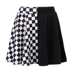 Y2k Skirt Harajuku Dark Girl Contrast Plaid Stitching Sexy High Waist Over In Summer Sexy Gothic Skirt