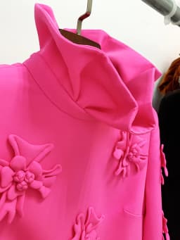 HIGH STREET Newest 2026 Designer Fashion Women's Flare Sleeve Stunning 3D Flowers Appliques Dress