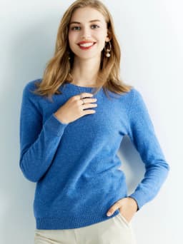Knitwears Wool Sweaters 100% Merino Wool Knitted Cashmere Sweater Women Spring O-Neck Knit Pullovers Jumpers Clothing Top Female