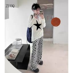 American Retro Flared Pants Women Summer High Waist Thin Full-Length High Street Hip-hop Casual Y2k Trousers Streetwear Female