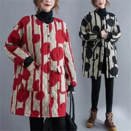 Ethnic Style Cotton Coat for Women in 2023 Winter New Loose Westernized Light Thin Cotton Jacket Artistic Retro Mid Length Coat