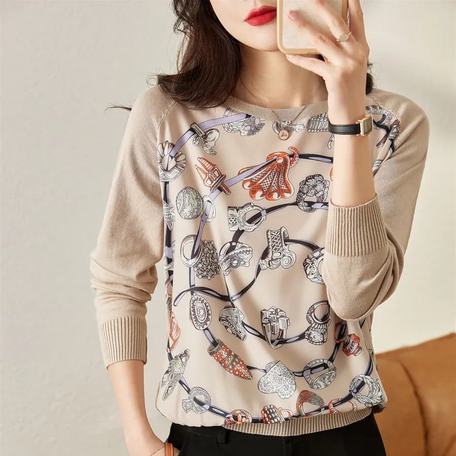 New Casual Soft Knit bottoming shirts Sweater Tees Basic shirts knitted Tops
