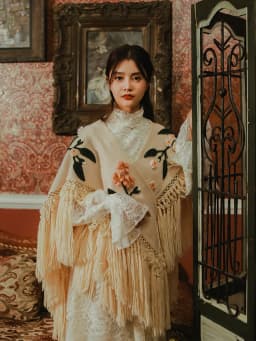 TIYIHAILEY-Hand Made Cloak Coat for Women, Loose Outerwear, Lace Up Tassels, National Sweaters, New Fashion, Spring and Autumn