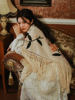 TIYIHAILEY-Hand Made Cloak Coat for Women, Loose Outerwear, Lace Up Tassels, National Sweaters, New Fashion, Spring and Autumn