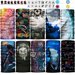 1950 Bandana Cycling Balaclava High Elastic Seamless Bandana Anti-UV Face Mask Neck Muffler Men Women Scarf Tube Face Shield