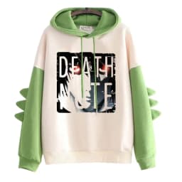 Japanese Anime Death Note Hoodies Men Kawaii Winter Warm Hoody Funny Cartoon Graphic Streetwear Harajuku Unisex Sweatshirts Male