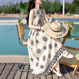 New Fashion 2026 Summer Print Women Short Sleeve Cotton Plus Size Women Clothing Dress Ladies Large Size Vestidos dresses