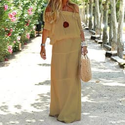 Chic and Elegant White Bohemia Dress V-neck Lace Up Cover Up For Woman 2023 Summer Maxi Dress Beachwear Holiday Beach Slip Dress