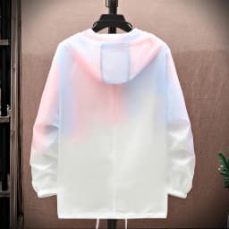 2026 Women Jacket Summer Gradient Y2K Hip hooded Light Thin Coats Windbreaker Woman Hooded Coat veste femme Jackets Clothes
