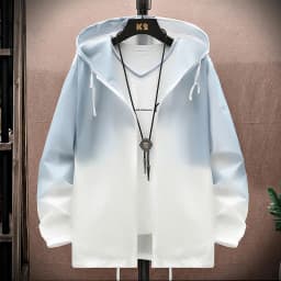 2026 Women Jacket Summer Gradient Y2K Hip hooded Light Thin Coats Windbreaker Woman Hooded Coat veste femme Jackets Clothes