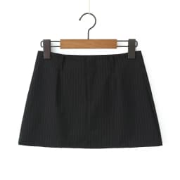 YENKYE Y2K Cool Girl Striped Pencil Mini Skirt Vintage High Waist Sexy Women Black Gray Summer Skirts