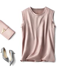 Korean Women's Summer Elegance Shirt Fashion Satin Tank Top Ice Silk Office Lady Blouse Elegant Summer Blusas