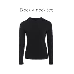 AP SS25 Women Ribbed Shirt V-neck Long Sleeve Top High Quality Satin Skirt Five Color