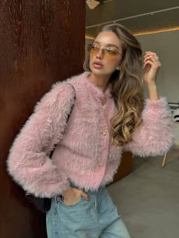 Bornladies New Autumn Winter Soft Knit Cardigan Women's Fashionable Cozy Sweater Fashion Office Ladies Cardigan Jumpers