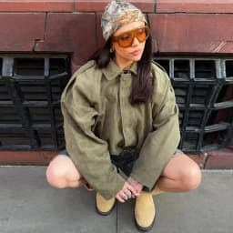 Talenza Women's Suede Jacket Vintage Brown Casual Oversized Collared Zip-Up New Autumn Streetwear Commuter Female Suede Outwear