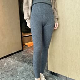 100% Cashmere Knitted Leggings Women Ins High Waist Casual Wool Korean Trousers Solid Thicken Elasticity Ankle-Length Pants HOT