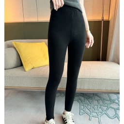 100% Cashmere Knitted Leggings Women Ins High Waist Casual Wool Korean Trousers Solid Thicken Elasticity Ankle-Length Pants HOT