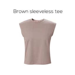 AP SS25 Women Sleeeveless Tee Solid