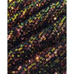 Women's U-Neck Allover Sequin O-neck Sleeveless Tank Tops Slim Fitted Shirt