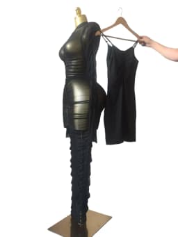 Sexy 2 Piece Dress Set Women Flare Long Sleeve Mesh See Through Stacked Ruched Maxi Dresses with Tank Dress for Birthday Party