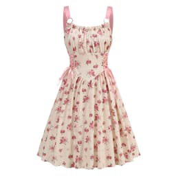 Dress Women Female Clothing Fashion Elegant Evening Party Dresses Printed Lace-up O-ring Party Sexy Slimming Suspender Dress