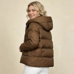 Schinteon Women Down Jacket Casual Autumn Winter Outwear with Hood Thick Warm White Duck Down Luxurious Coat 2025 New