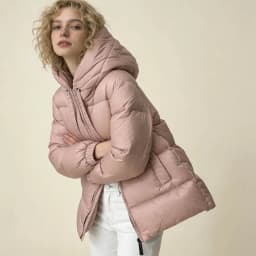 Schinteon Women Down Jacket Casual Autumn Winter Outwear with Hood Thick Warm White Duck Down Luxurious Coat 2025 New