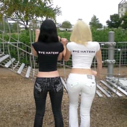 Hi Haters Letter Gothic T-shirt High Street Sexy Tees Harajuku Crop Tops Short Sleeve Top Fairy Grunge Skinny Tops Y2k Clothes