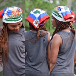 Hip Hop Bandana Barbados Flag Men Women Outdoor Sports Headband Hair Band Wrist Wraps Hair Scarves 100% Cotton Hair Accessories