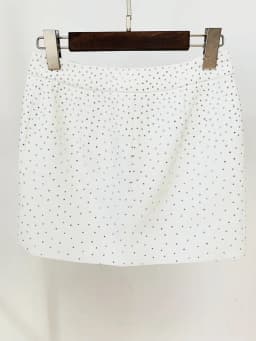 HIGH STREET 2026 Newest Fashion Designer Skirt Women's Slim Fit Rhinestone Diamonds Beaded Skirt