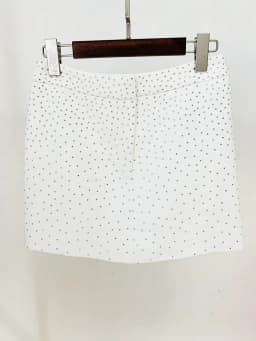 HIGH STREET 2026 Newest Fashion Designer Skirt Women's Slim Fit Rhinestone Diamonds Beaded Skirt