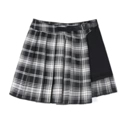 Red Pleated Skirts Streatwear plaid Side Button skirt womens Casual Mini Skirt All Match Women Short Skirt Fashion Tartan