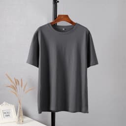 Hirsionsan Trendy 100% Cotton T Shirts for Women Summer Soft O-neck Short Sleeve Solid Tees Female Simple Loose Streetwear Tops