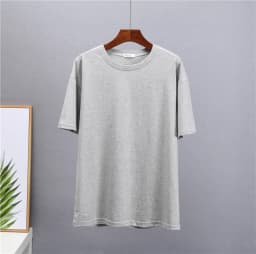 Hirsionsan Trendy 100% Cotton T Shirts for Women Summer Soft O-neck Short Sleeve Solid Tees Female Simple Loose Streetwear Tops