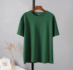 Hirsionsan Trendy 100% Cotton T Shirts for Women Summer Soft O-neck Short Sleeve Solid Tees Female Simple Loose Streetwear Tops